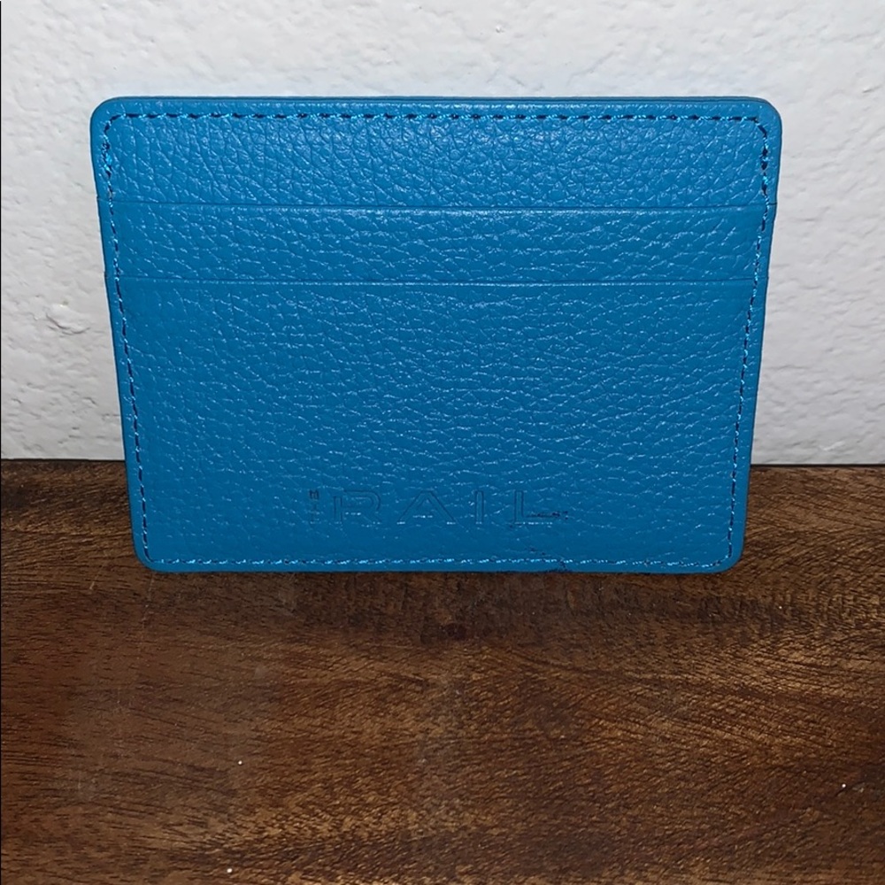 The Rail Blue Card Holder